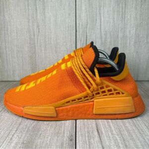 Adidas Pharrell x NMD Human Race HU Orange Athletic Shoe Sneaker Mens Size 8.5